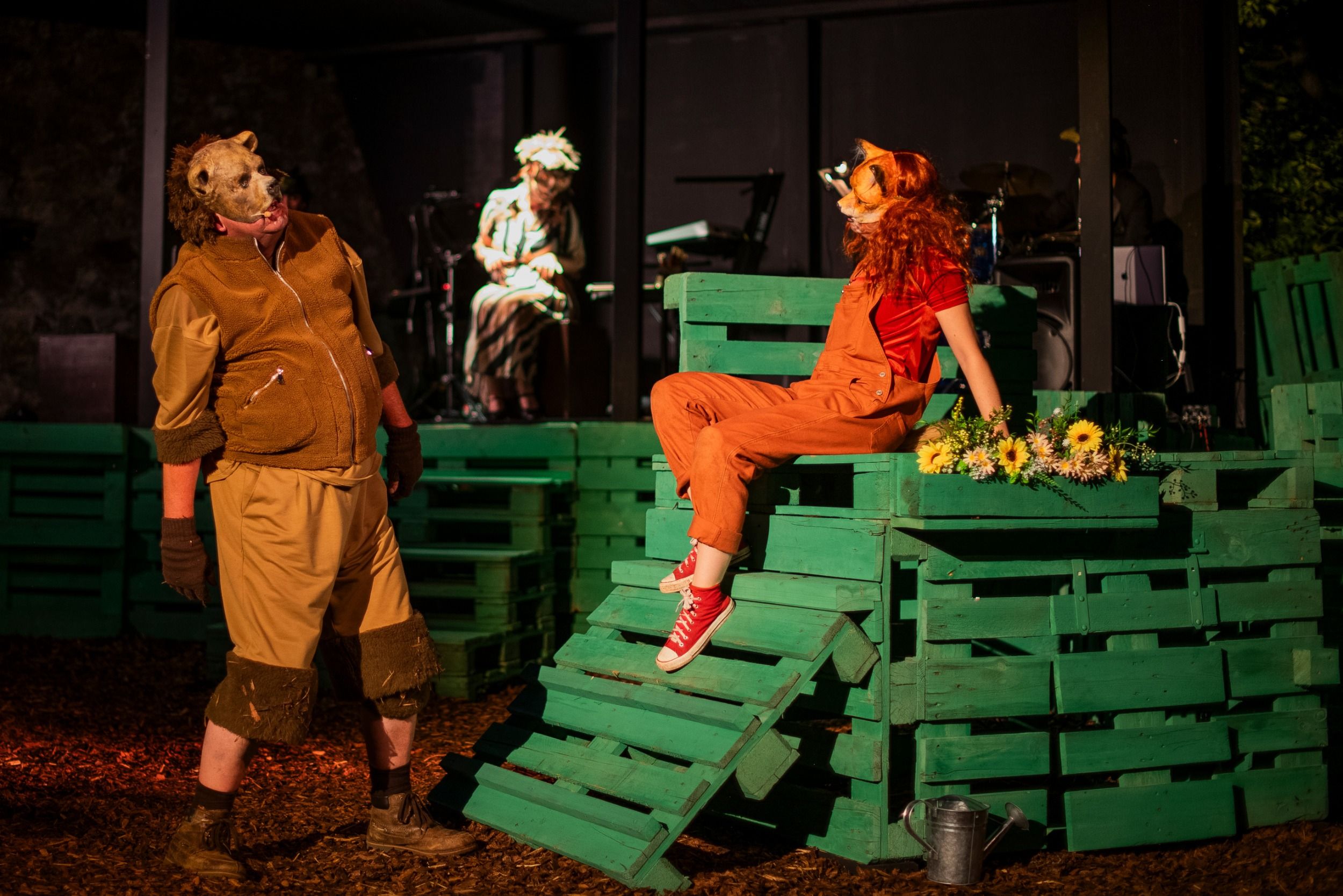 der baer horst hermann stattet dem fuchs reineke viktoria ob